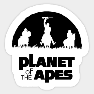 Monkey Warriors Planet Sticker